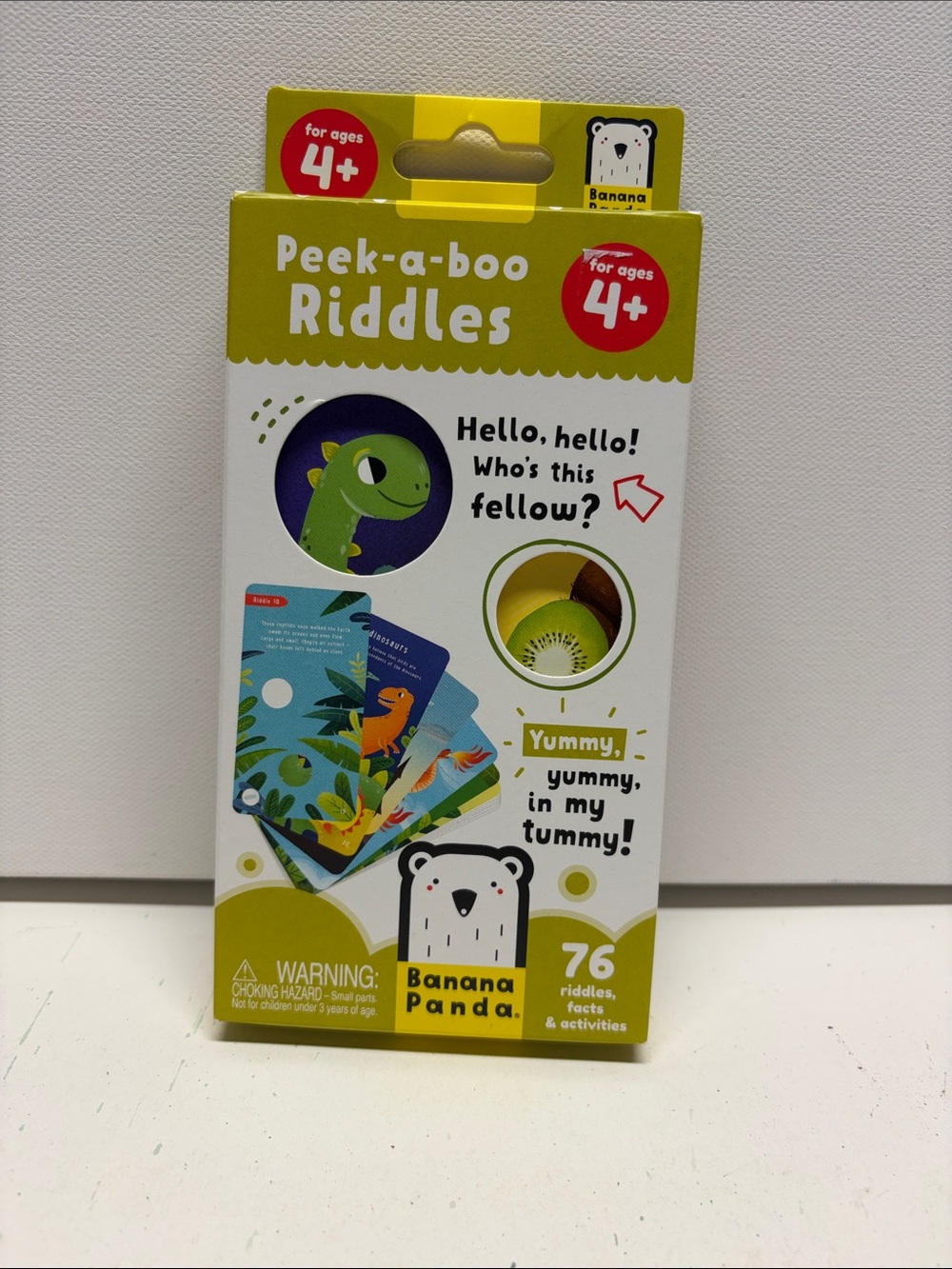 Peek-a-boo Riddles Card Game - Green